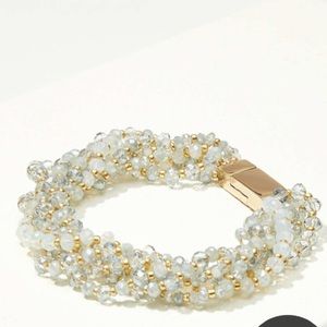 Beaded Pull Tie Bracelet